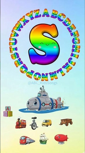 ABC Vehicles Song for Kids 🚀 Alphabet S to Z (Final Part!) 🚂 Learn Letters | @ABC_KidsSongs #shorts