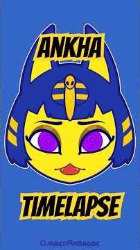 Timelapse Dizzy Ankha Animation