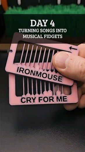 I Turned Cry for Me by Ironmouse into a 3D Printed Musical Fidget