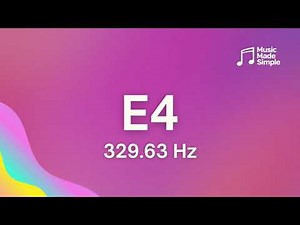 E Drone Tuning Note (E4 - 329.63 Hz)