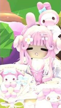 Adopt Me Outfit Idea 🎀 My Melody Themed Look | Roblox #shorts #adoptme