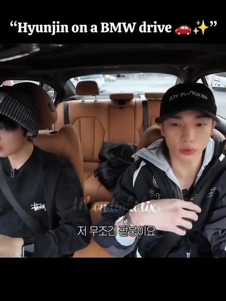 Hyunjin & Minho in BMW hit different 🚗.#straykids#minho#hyunjin
