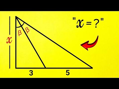 A Nice Geometry Problem – How to Find the Value Of "X"
