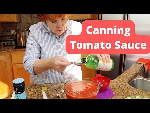 Canning Tomato Sauce