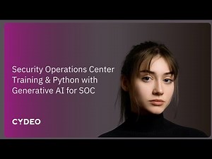 Security Operations Center Training and Python