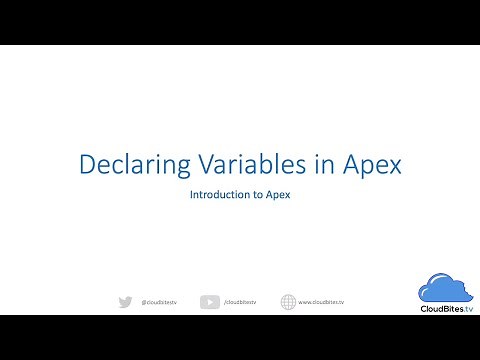 58. Declaring Variables in Apex