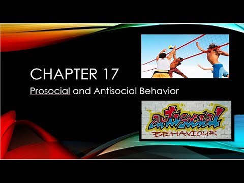 PSY1012 Prosocial and AntiSocial Behavior