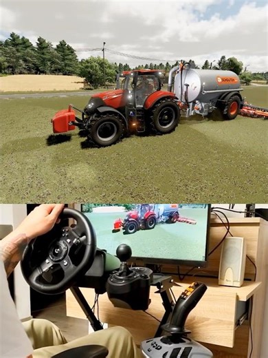 Farming Simulator Case IH Puma slurry output Logitech Steering Wheel Thrustmaster Farmstick #dkgc