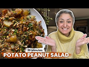 POTATO AND PEANUT SALAD - A healthy vegan must try dish!
