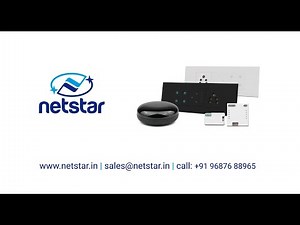 Netstar Smart WiFi Modular Touch Switches | Works with Netstar App, Alexa, Google Assistant, Siri