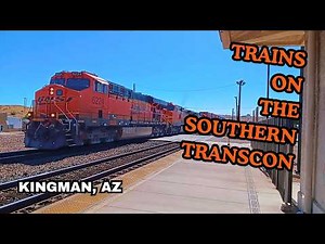 BNSF Stacks & Grain Trains in Kingman, AZ | A Day Railfanning