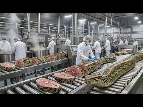 Inside the Modern Snake Meat Factory: The Incredible Process You’ve Never Seen