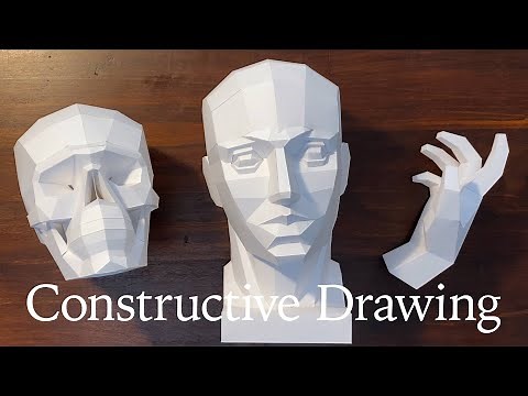 Constructive Drawing - How to Draw Intersecting Objects