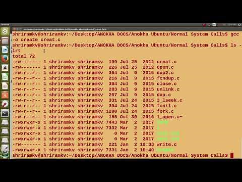 Learn Unix/Linux System Calls - Creat ()