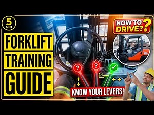 Forklift Driving Tutorial for Beginners | Learn How to Operate Forklift Easily.