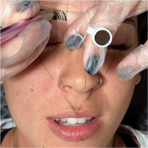 30M views · 890 reactions | The beautiful process of microblading!✨ | MetDaan DIY | Facebook