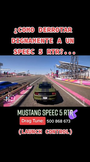 Forza Horizon 5 Mustang RTR Drag Tune Guide