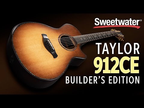Taylor 912ce Builder's Edition Acoustic-electric Guitar Demo