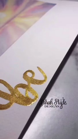 Unicorn lettering that brings magic into every word