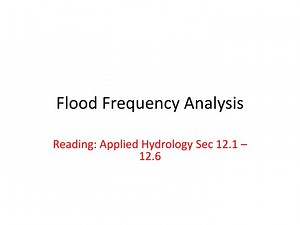 Flood Frequency Analysis - SlideServe