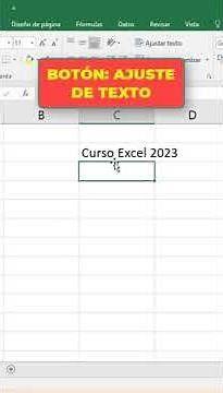 Aprende a insertar salto de línea en una celda en #excel
