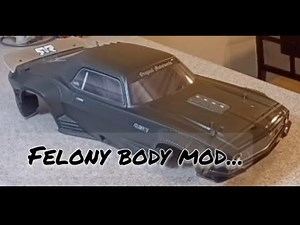 DIY, simple upgrades to the arrma Felony body, ✅ it out of ✌🏼...