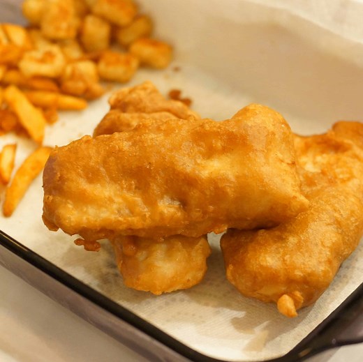 Irish Guinness Beer Battered Cod