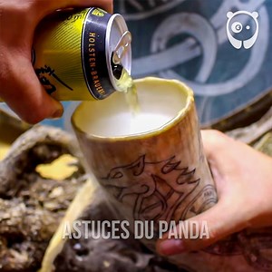183K views · 1.5K reactions | Avec de simples instruments, fabriquez une jolie corne à boire nordique  | Astuces du Panda | Facebook