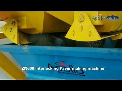 Concrete Block Making Machine India APOLLOZENITH ZN600