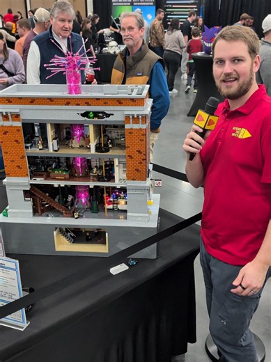 LEGO Ghostbusters Firehouse Display at Atlanta Brick Con