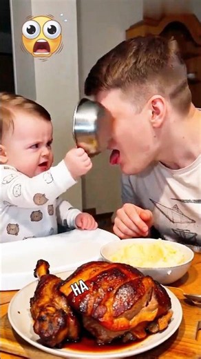 baby is very angry 😡😁 #short
