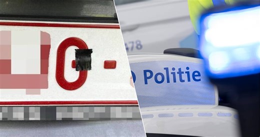 Chauffeur plakt kentekenplaat af om ANPR-camera’s te misleiden