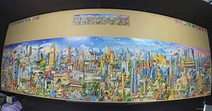 Highly Satisfying Aerial Footage Of 42,000-Piece Jigsaw Puzzle Being Completed