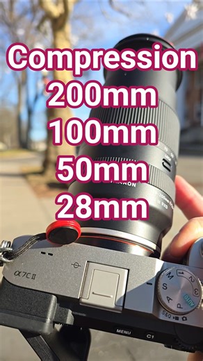 Lens Compression TEST 200mm VS 100mm VS 50mm VS 28mm (Tamron 28-200mm Sony a7C2 (a7iv* FX2*) #photo