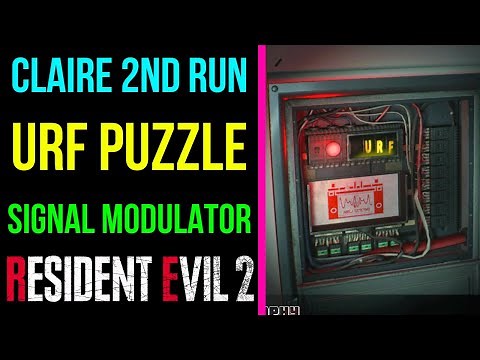 URF Puzzle | Signal Modulator Puzzle (2nd Run) | RESIDENT EVIL 2 REMAKE
