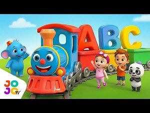 Learn ABCs with Alphabet Train 🚂 A to Z Phonics with Elephant & Panda