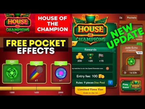 CARROM POOL NEW UPDATES | HOUSE OF THE CHAMPIONS EVENT NOT SHOWING | JAMOT GAMING
