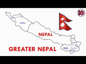 Map of Greater Nepal । Old Map of Nepal विशाल नेपाल