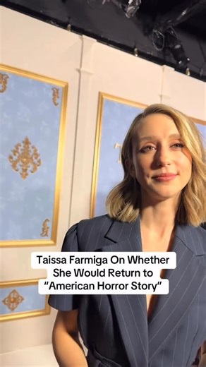 AHS on Instagram: "Taissa Farmiga is skeptical that she’ll ever return to @AHSFX again, but says she is open to the possibility!"