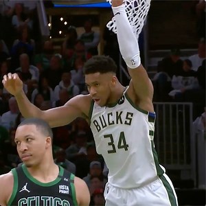 159K views · 6.3K reactions | Giannis (24 PTS, 13 REB, 12 AST) gets his 2nd career Playoff triple-double and Jrue Holiday drops 25 PTS of his own as the Bucks surge to a Game 1 win in Boston ‼️ | NBA TV | Facebook