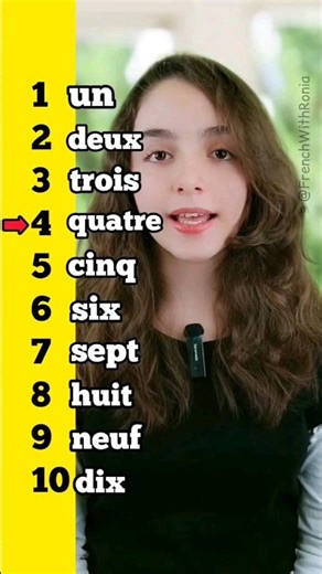 1-10 French Numbers #frenchlanguage #learnfrench