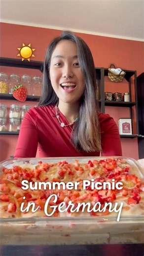 baking for a summer picnic 🌞🍓