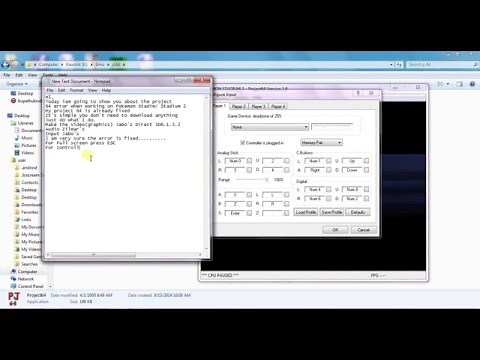 Project 64 error fix