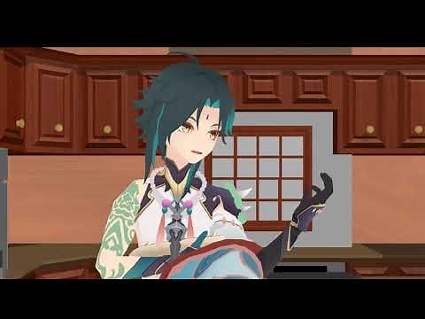 cooking with Xiao | MMD Genshin Impact
