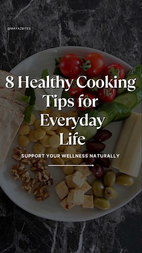8 Dietitian Approved Healthy Cooking Tips for Everyday Life 🍳🌿 Healthy eating starts in your kitchen, not with restriction, but with simple habits you can sustain daily. These tips are designed to help you cook smarter, save time, and make nourishing meals that support your wellness goals year-round. Dietitian Tip: Healthy cooking isn’t about perfection, it’s about consistency. Start small: cook one balanced meal a day at home, experiment with herbs and spices, and focus on progress, not restr