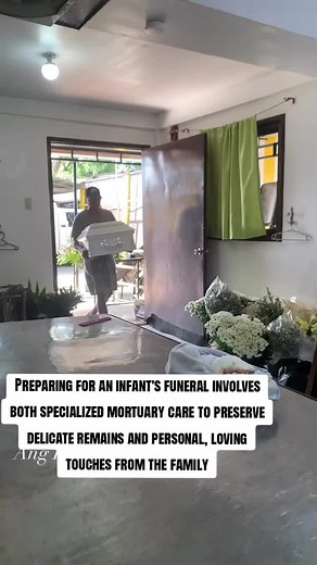 Preparing for an infant's funeral involves both specialized mortuary care to preserve delicate remains and personal, loving touches from the family#embalming #funeral #embalmer #mortician #endoflifecare