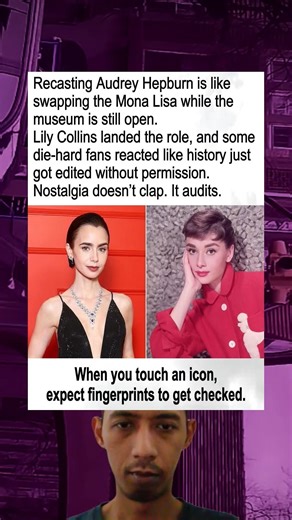 Lily Collins Cast as Audrey Hepburn Sparks Fan Backlash