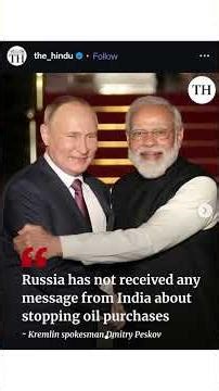 Did US allow India to buy oil from Russia for 30 days? #geopolitics #india #russia #economy