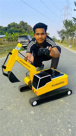 Big Size Remote Control Kamatsu JCB Machine Unboxing 😃