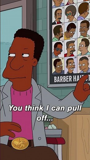 “who knew there was so much ribbing in a black barbershop” #thesimpsons